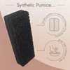 LaRosa PUMICE SPA Double Sided Exfoliating Sponge - Black with