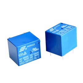 LIKENNY 5V PCB Relay General Purpose Relay Coil Electromagnetic Relay SRD-05VDC-SL-C Power Relay 5 Pin (Set of 10)