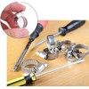 AirTech-UK Stainless Steel Hose Clamps Set - Adjustable and Durable