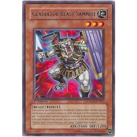 Yu-Gi-Oh! - Gladiator Beast Samnite (CRMS-EN027) - Crimson Crisis - 1st Edition - Rare