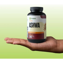 Ashwa | Adaptógeno | 240 Cápsulas | Calma Tu Mente Y Cuerpo Sin Sabor