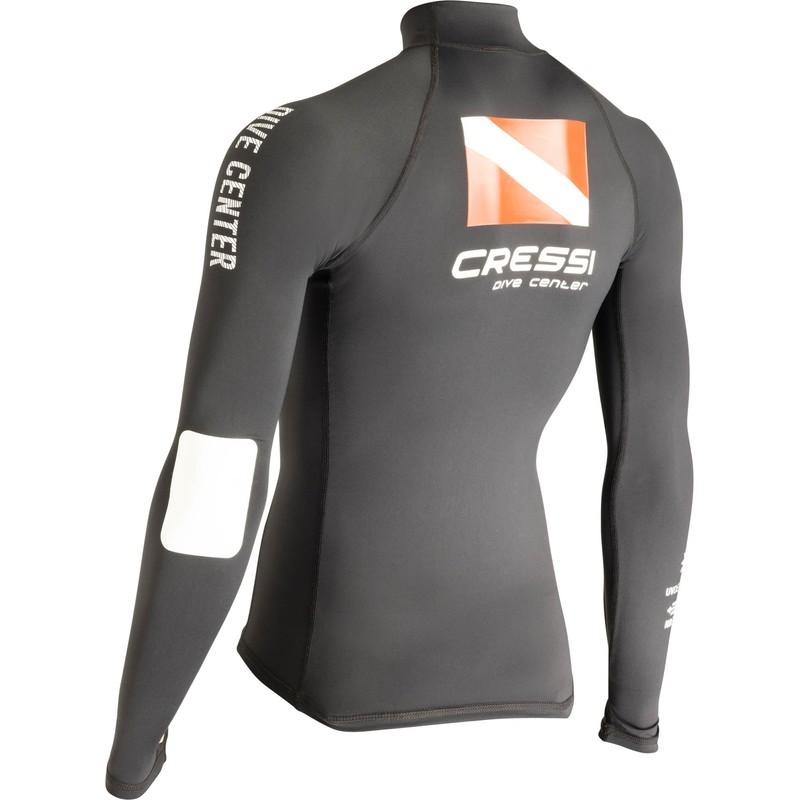 Cressi Women's Lady Black Dive Center Rash Guard Woman Long