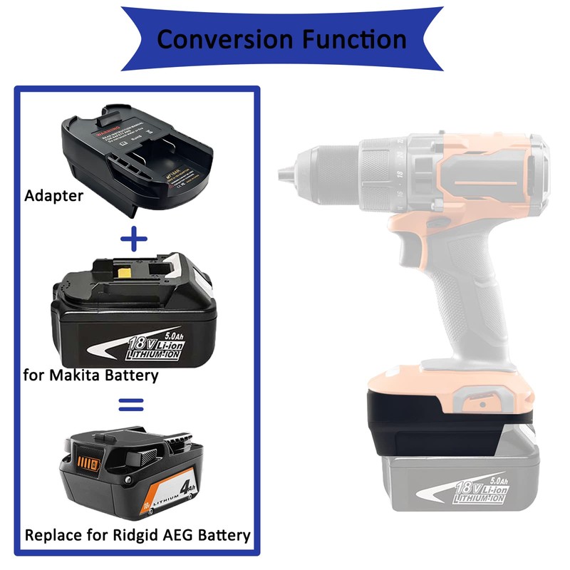 EID MT18AR Battery Adapter Converter for Makita 18V to for