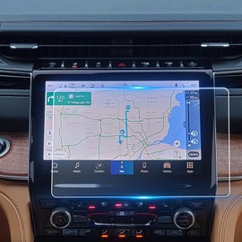 For 2022~2025 Jeep Grand Cherokee& Grand Cherokee L (Limited/Overland/Summit/Summit Reserve/Trailhawk) Screen Protector 10.1 Inch Glossy Tempered Glass Touchscreen *1 - No More Scratch&Fingerprint