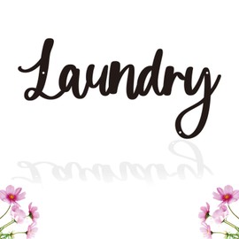 Laundry Room Metal Wall Art, Laundry Decor Sign, Laundry Decor For Laundry Room, Laundry Decorations For Laundry Room, Modern Laundry Sign Decor