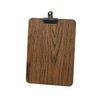 Chalkboards UK Clip Board, Wood,dark brown, 150 x 210 mm