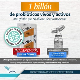 Pavia Probi?ticos Vivos en Biogel con Omega 3