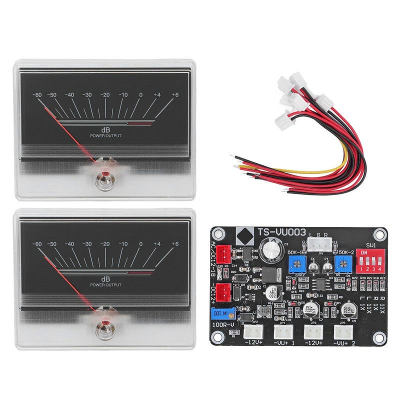 VU Meter Sound Audio Level Indicator Pre Amplifier Amp with