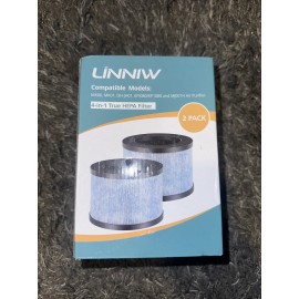 Filter 4 in 1 Linniw True HEPA Replacement Filter 2 pack MK06, MK01, MJ001H, DH-JH01