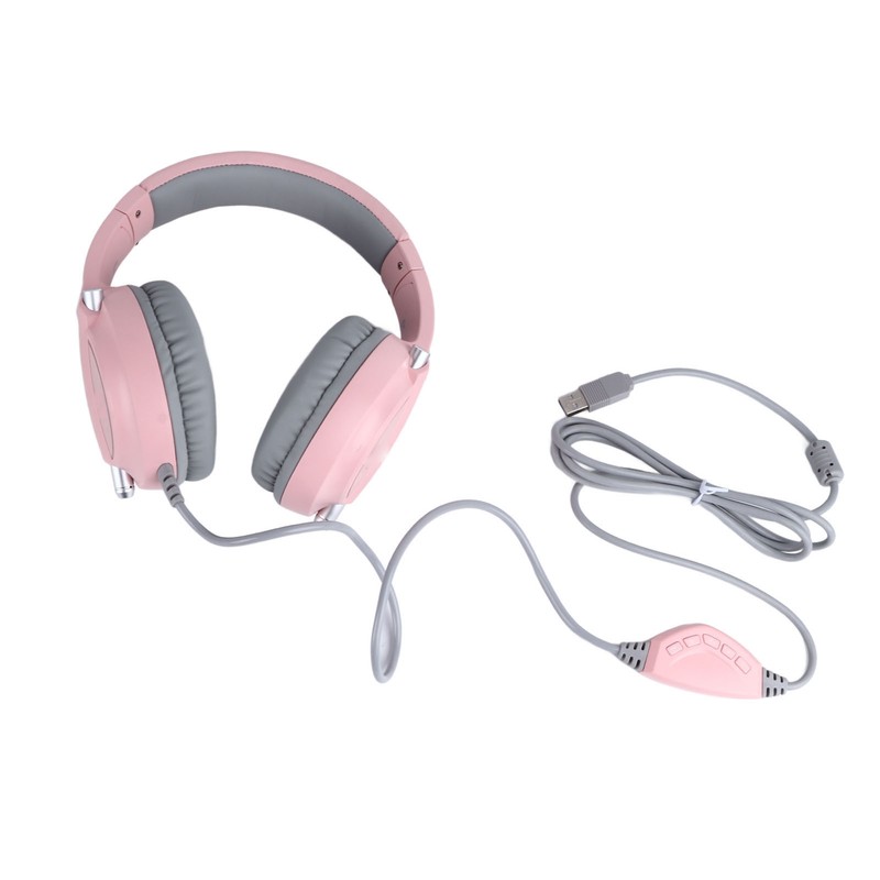Gaming Headset 7.1 Sound RGB Light 50mm USB Powerful Bass