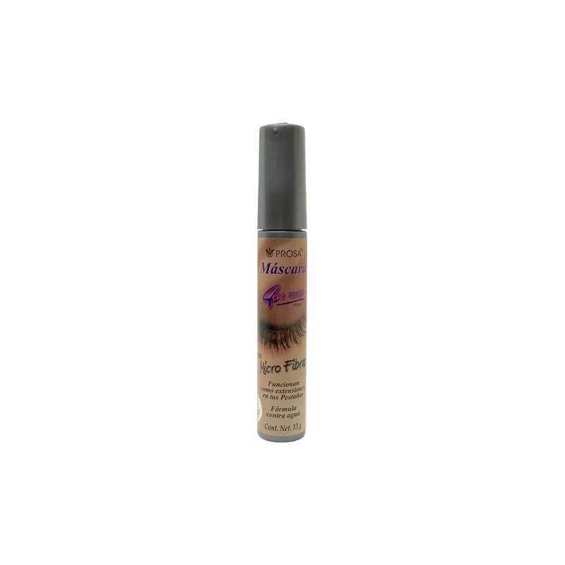 Máscara De Pestañas Prosa Microfibras Negro Waterproof 13g