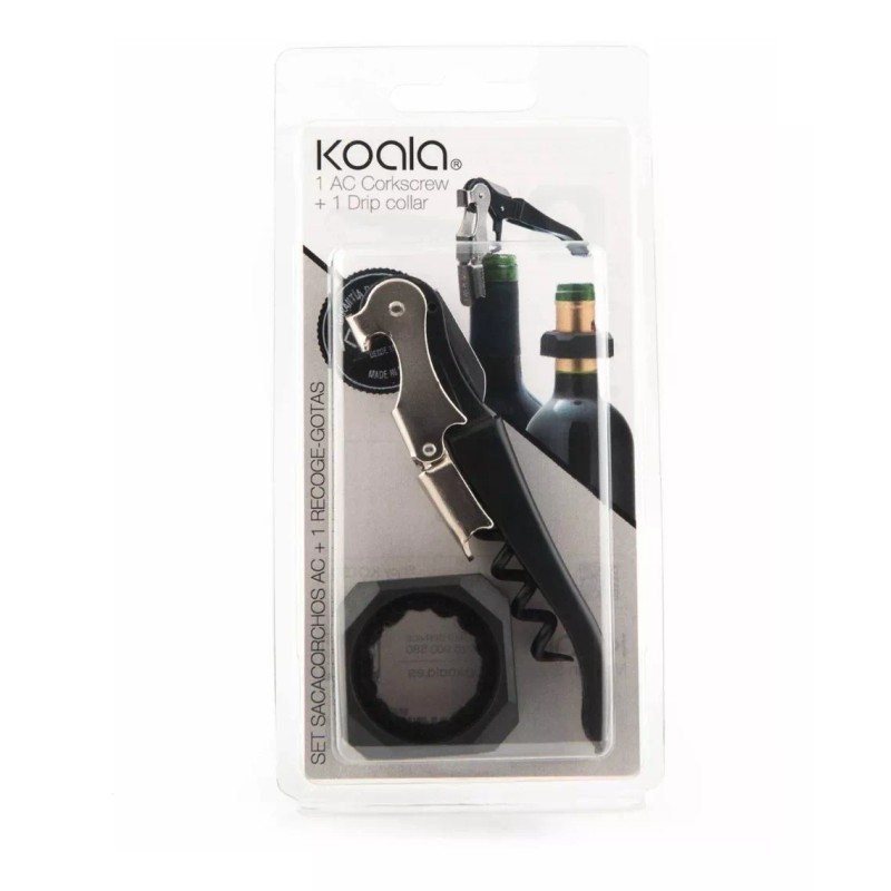 Koala Set Sacacorchos Y Recogegotas Ka-08 Set Ac