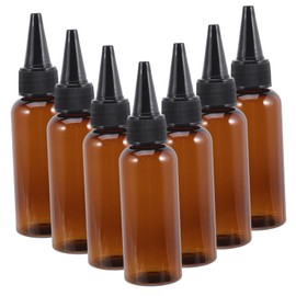 Outanaya 10Pcs Plastic Hair Dye Applicator Bottles Refillable Squeeze Containers for Hair Coloring Multi Purpose Squeeze Bottles for Oils Lotions and Inks Convenient Pointed Tip