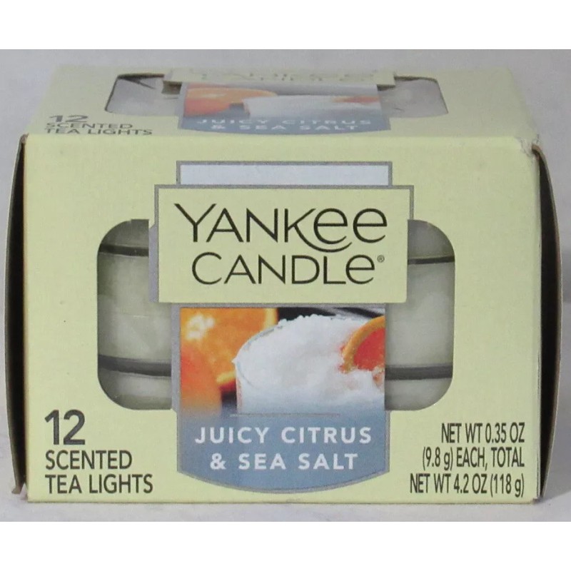 Yankee Candle 12 Scented Tea Light T/L Box Candles JUICY
