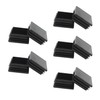 10 PCS Square Plastic Plugs,ULIFESTAR Glide Insert Pipe Tubing End