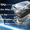Ocezbiis for Toyota Key Fob Cover,Keychain,Zinc Alloy Protection Car Key