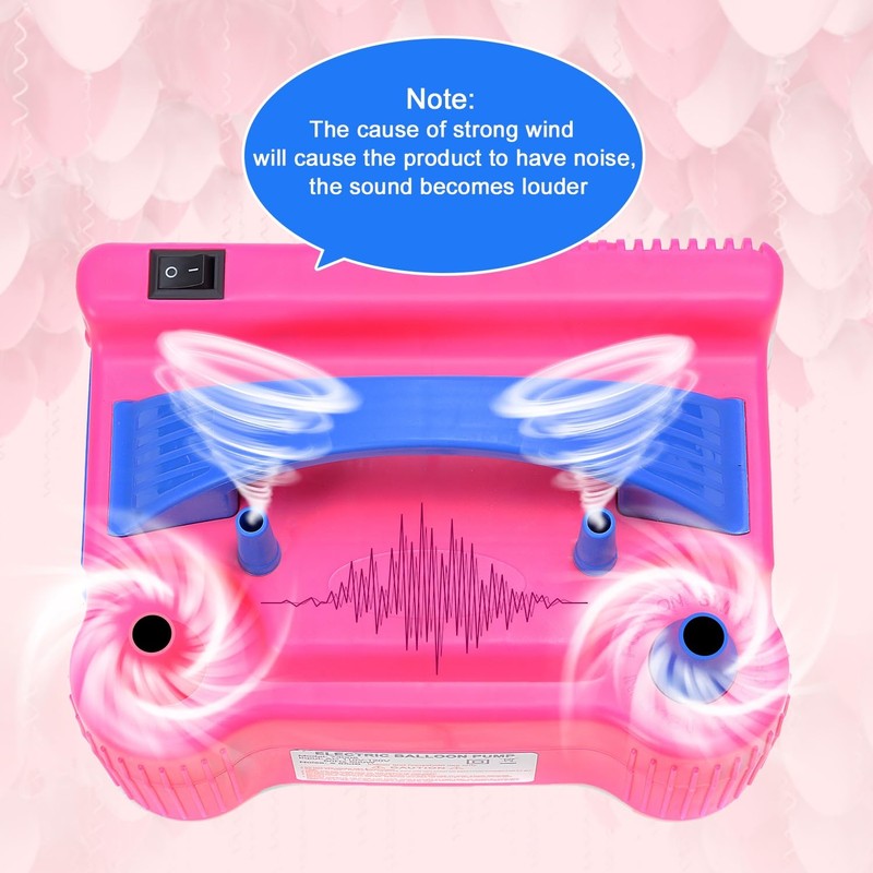 keebapoo Portable Balloon Pump Electric, KEEBAPOO Air Blower Dual Nozzle