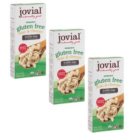 Jovial Organic Gluten Free Truffle Mac and Cheese - Whole Grain Pasta, Organic Pasta, Truffle Macaroni and Cheese, Gluten Free, Award Winning Taste, Made in Italy - 6 Oz (Pack of 3)