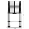 HOSTIC 14.5 FT Telescoping Ladder 330 lbs Capacity Heavy Duty