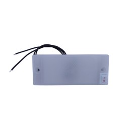 Matel Service White LED Interior Light Cabin and Cargo Area Lighting with On/Off - Switch 12V 24V for Truck Car Bus Camper