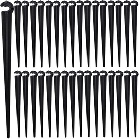RONYOUNG 202PCS Irrigation Drip Support Stakes 1/4 Inch Tubing Hose Holder