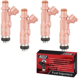 MACAX Set of 4 Fuel Injectors 23209-79135 FJ793 Replacement Compatible with Toyota Tacoma 2.4L 2.7L 1999 2000 2001 2002 2003 2004 4Runner 2.7L 1998-2000 - Replaces 23250-75080