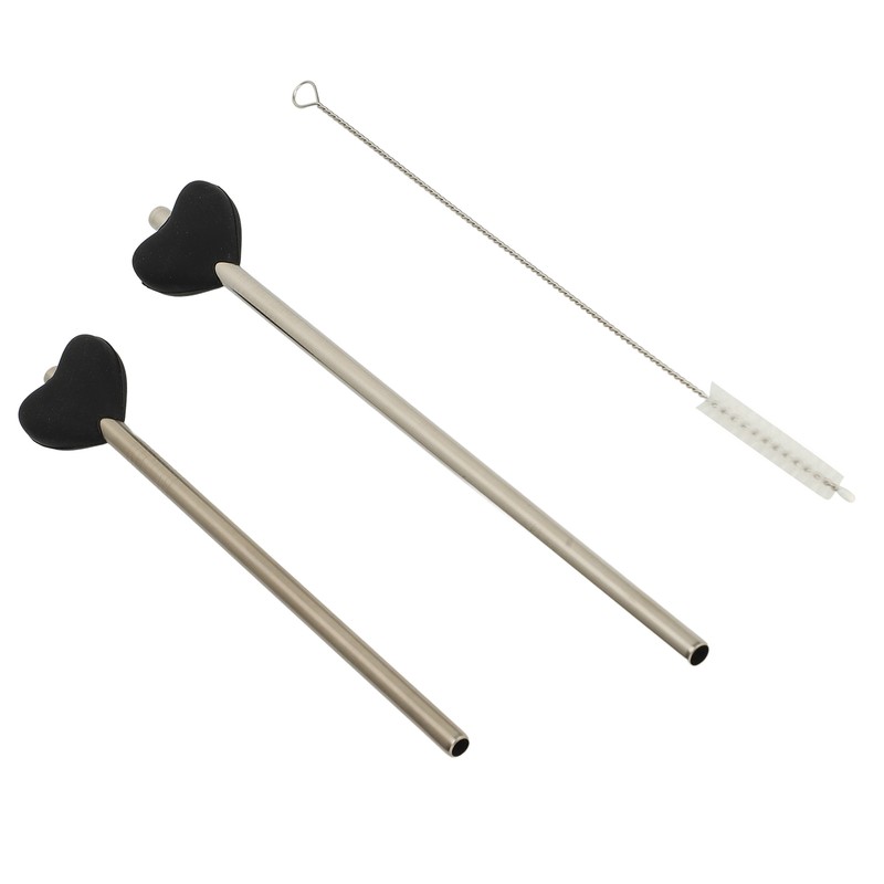 Anti Wrinkle Straw Stainless Steel Lip Line Prevention Straw Reusable