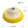 2Pcs 4 Inch Backing Pad Hook and Loop for Angle
