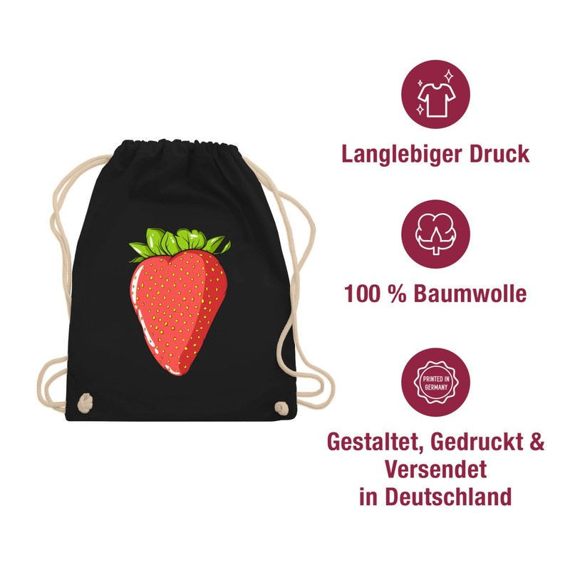 Shirtracer - Gym Bag Backpack - Sayings Statement - Strawberry