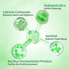 Eappy Probiotic Whitening Toothpaste – Gently Removes Stains, Strengthens Enamel, Freshens Breath, Supports Oral Health with Lasting Clean Feeling