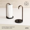 Umbra Bellwood Paper Towel Holder for Kitchen Countertop, with Real