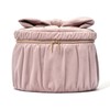 Francfranc Large Velour Ribbon Vanity Pouch, Pink