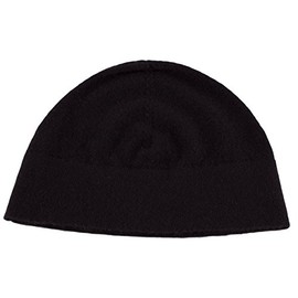 Love Cashmere Mens 100% Cashmere Watch Cap Beanie - Black - Made in Scotland, One size: Circumference 27-inch (max), Length 8.5-inch