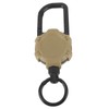 Magnetic Retractable Keychain Stainless Steel Wire Easy Pull Buckle Carabiner