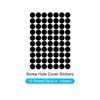 METALLIXITY Screw Hole Cover Stickers (18mm Dia) 700Pcs in 10
