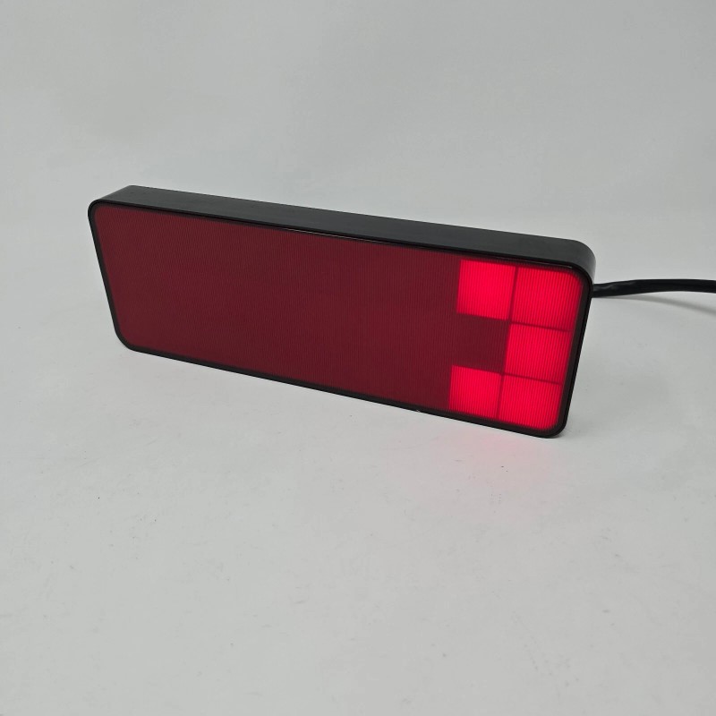Mechanic Force Hitch Cover Red LED Brake Sequential Signal Reverse