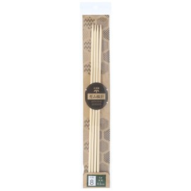 Ariyama Knitting Needles, Double Fine, 4 Needles, Bamboo No. 8 ARI4-8