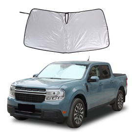 Windshield Sunshade Fit for Ford Ranger Maverick 2022-2024, Folding Car Sun Shade for Front Window, Auto Sun Protection Visors Blocks UV Rays and Keeps Vehicle Cool