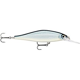 Rapala - Shadow Rap Shad Deep Fishing Lure - Fishing Tackle Plastic Body - Freshwater Spinner Bait - Slow Sinking - Running Depth: 1.5-1.8m - Size: 9cm / 12g - Made in Estonia - Baby Aspius
