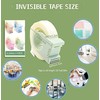 Taicols 4 Pack Invisible Tape with Mini Dispenser Set 1/2