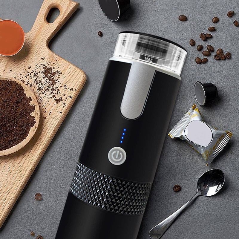 Portable Coffee Machine Rechargeable Full Automatic Mini Travel Handheld Coffee