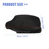 X AUTOHAUX Black PU Leather Car Center Console Lid Armrest