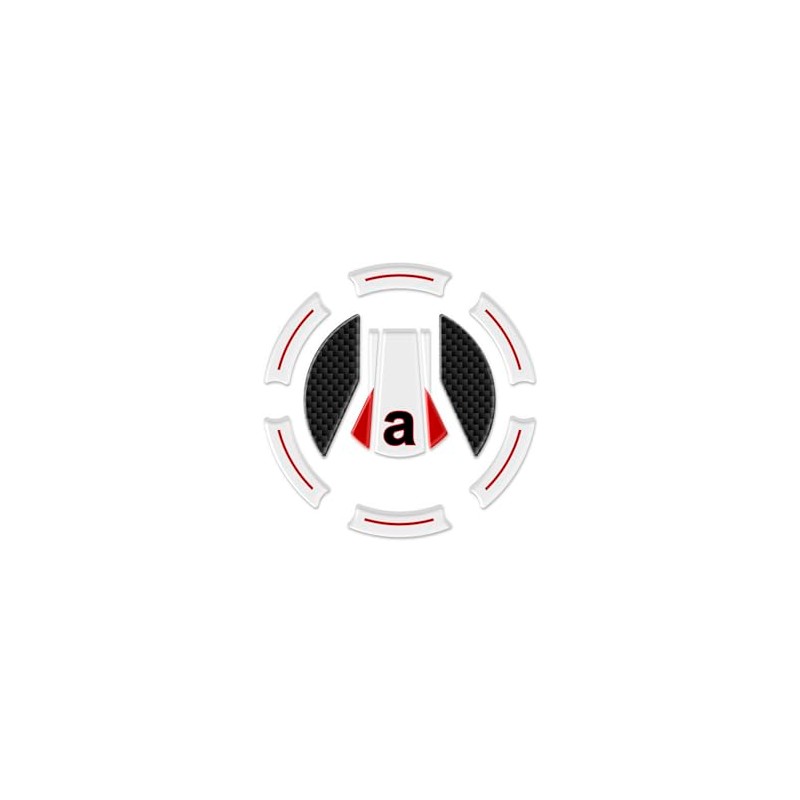 Az Graphishop 3D Resin Fuel Cap Protector Compatible with Aprilia