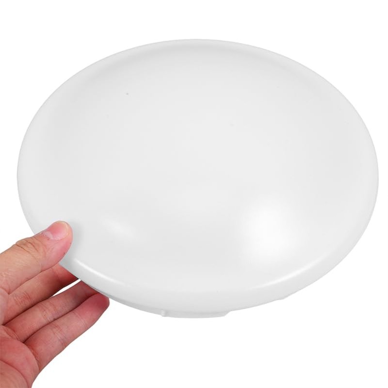MUCKLILY 7.36In Round Twist-On Clip Ceiling Light Shade Covers, 2