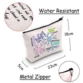 Neurologist Makeup Bag Neurology Lover Gift Neuro Nurse Gift Neurology Doctor Toiletry Zipper Bag