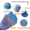 BIOAUM Yoga Socks for Women - 6 Pairs Cotton Cushion