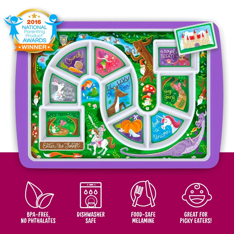 Genuine Fred Dinner Winner, Enchanted Forest Kid's Dinner Tray -