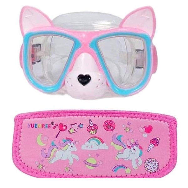 YUENREE Girls Swimming Goggles Ages 4-12 - No Leak, Anti-Fog,