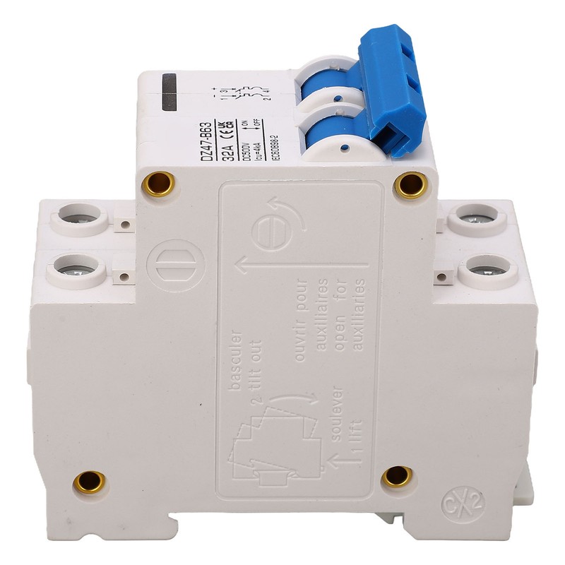 2P Type B Circuit Breaker 4000A Breaking Capacity Solar PV