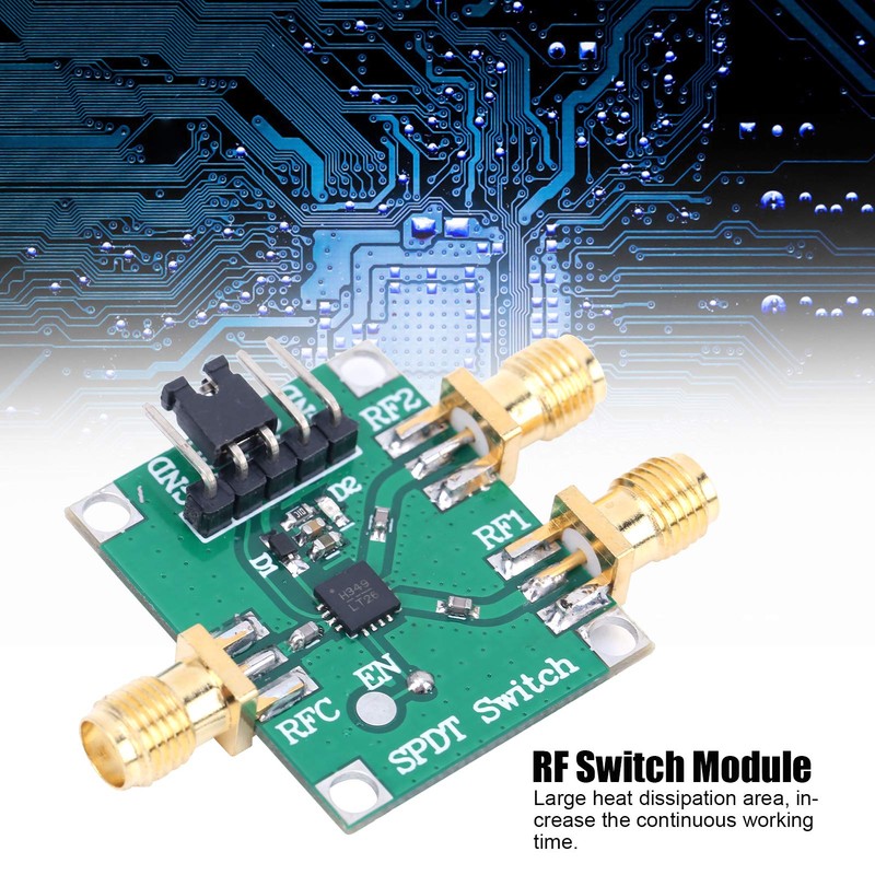RF Switch Module, 3-5V Single Pole Double Throw Board 50